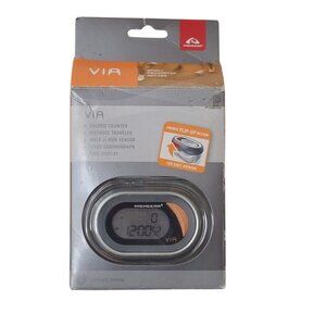 Highgear VIA Digital Pedometer Flip-Up Display Calorie Distance Tracker